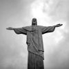 Black And White Christ The Redeemer Diamond Painting