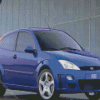 Blue Ford Focus RS Diamond Painting