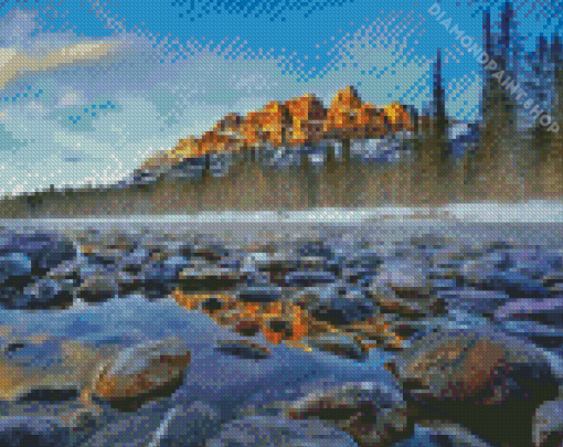 Castle Mountain Banff Diamond Painting