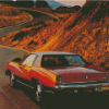 Chevy Monte Carlo Car On Road Diamond Painting