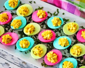 Colored Deviled Eggs Diamond Painting