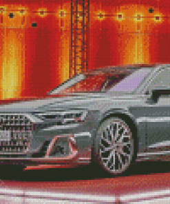 Grey Audi A8 Car Diamond Painting