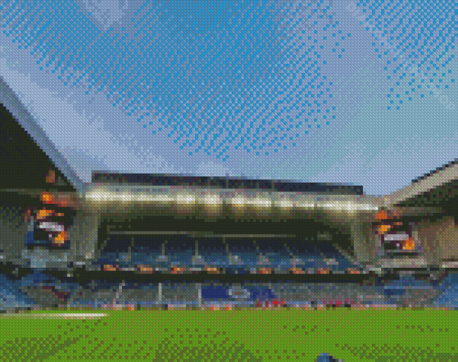 Ibrox Stadium Glasgow Scotland Diamond Painting