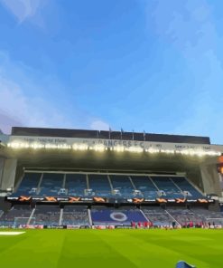 Ibrox Stadium Glasgow Scotland Diamond Painting
