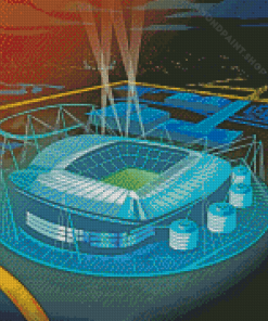 Illustration Etihad Stadium Diamond Painting