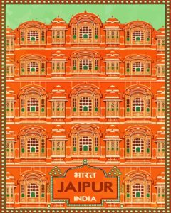 Jaipur Poster Art Diamond Painting