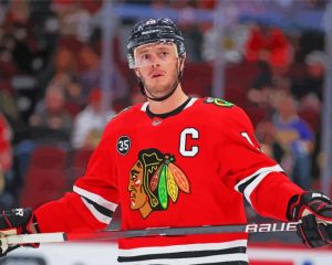 Jonathan Toews Chicago Blackhawks Player Diamond Painting