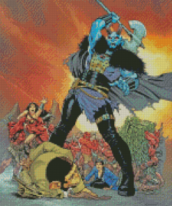 Justice League Blue Devil Diamond Painting
