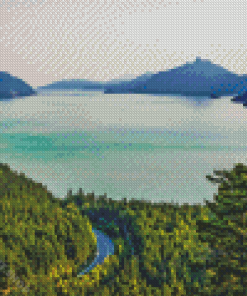 Lake Burton Landscape Diamond Painting