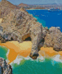 Lovers Beach Landscape Diamond Painting