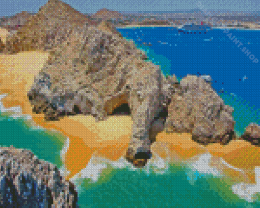 Lovers Beach Landscape Diamond Painting