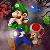 Luigi Mansion Diamond Painting