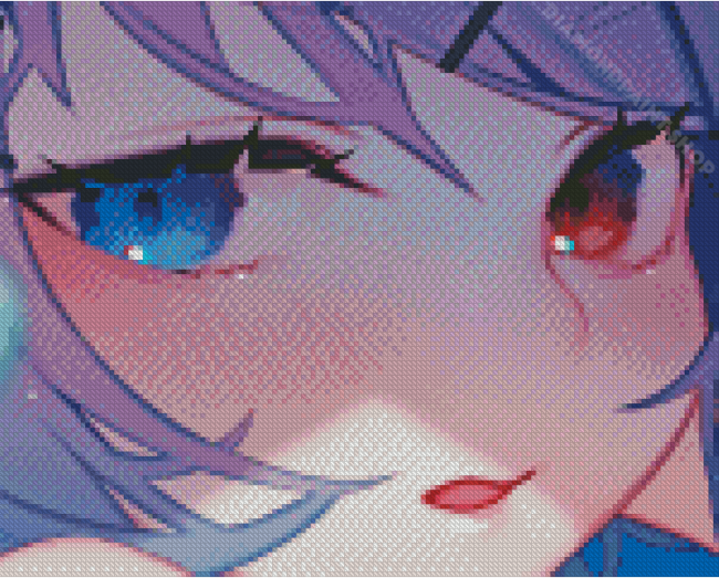 Manga Anime Girl Face Diamond Painting