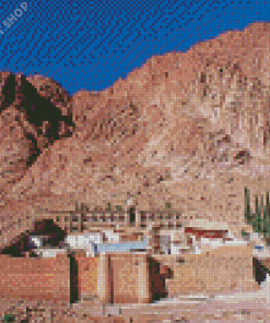 Mount Sinai St Catherines Monastery Diamond Painting