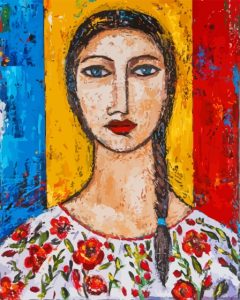 Romanian Girl Diamond Painting
