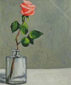 Rose In The Bottle Art Diamond Painting