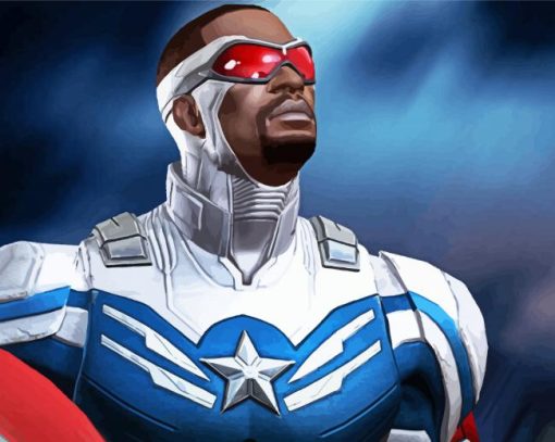 Sam Wilson Superhero Diamond Painting