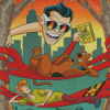 Scooby Doo Plastic Man Diamond Painting