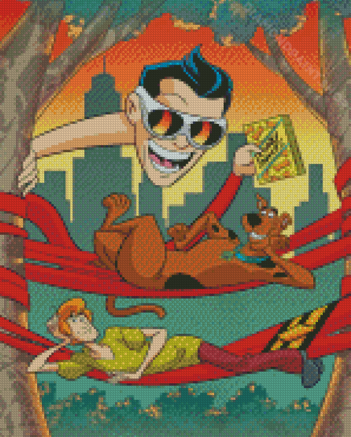 Scooby Doo Plastic Man Diamond Painting