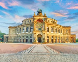 Semperoper Dresden Opera Diamond Painting