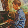 Stanhope Forbes The Young Pianist Diamond Painting