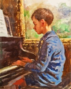 Stanhope Forbes The Young Pianist Diamond Painting
