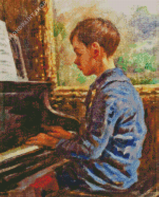 Stanhope Forbes The Young Pianist Diamond Painting