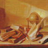 Still Life With Books And A Globe By Jan Davidsz De Heem Diamond Painting