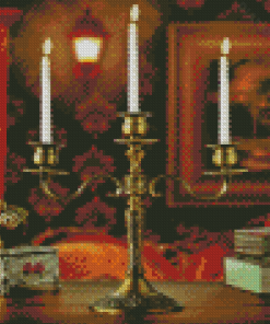 The Candle Holder Diamond Painting