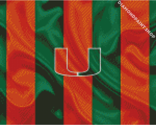 The Miami Football Logo Diamond Painting