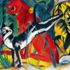 Three Cats By Franz Marc Diamond Painting
