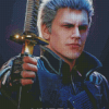 Vergil Game Character Diamond Painting