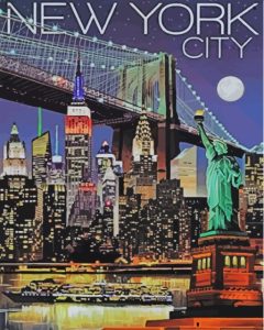 Vintage New York City Diamond Painting