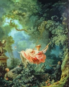 Woman In Swing And Men Art Diamond Painting