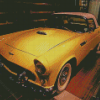 Yellow Thunderbird Car Vehicle Diamond Painting