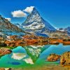 Zermatt Landscape Diamond Painting