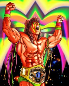 Aesthetic The Ultimate Warrior Diamond Painting