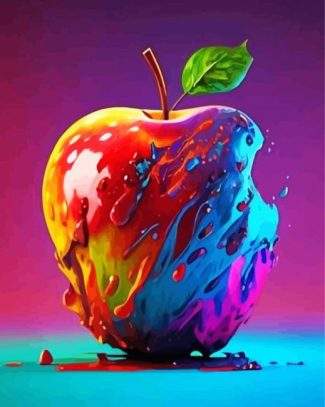 Aesthetic Colorful Apple Diamond Painting