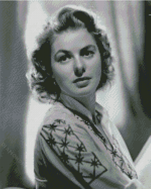 Aesthetic Ingrid Bergman Diamond Painting