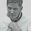 Black And White Tom Hardy Diamond Painting