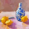 Blue Vase And Lemons Diamond Painting