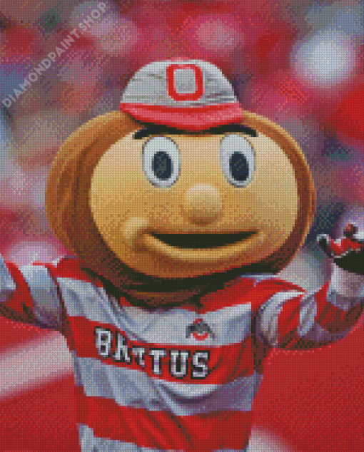 Brutus Buckeye Diamond Painting