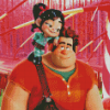 Cool Wreck It Ralph Diamond Painting