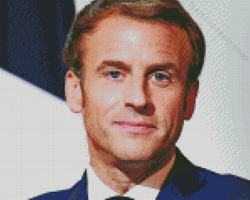 Emmanuel Macron Diamond Painting