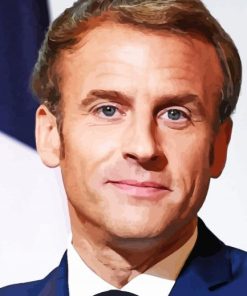 Emmanuel Macron Diamond Painting