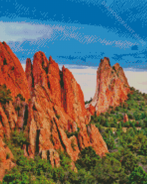 Garden Gods Colorado Landscape Diamond Painting