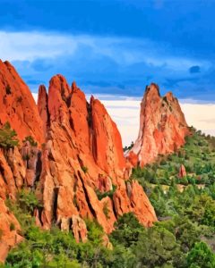 Garden Gods Colorado Landscape Diamond Painting