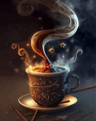 Hot Coffee Cup Diamond Painting