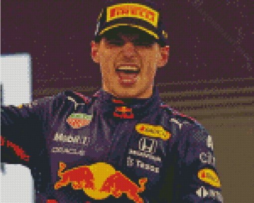 Max Verstappen Driver Diamond Painting