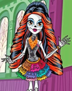 Monster High Skelita Calaveras Diamond Painting